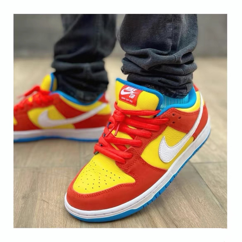 nike滑板休闲复古男女辛普森橙色sb黄橙色pro板鞋