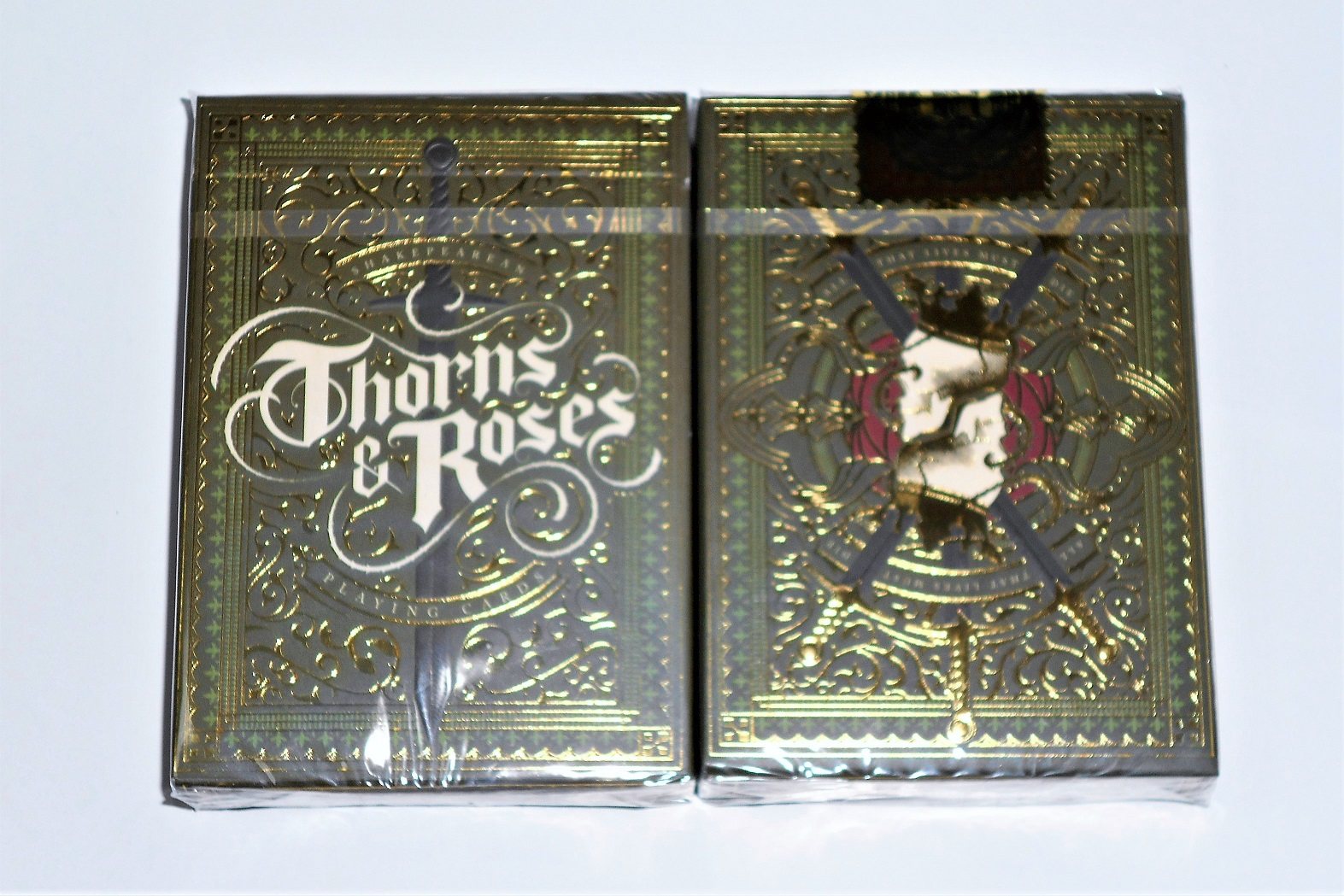 绝版美国进口thornsandroses荆棘玫瑰收藏克牌扑克