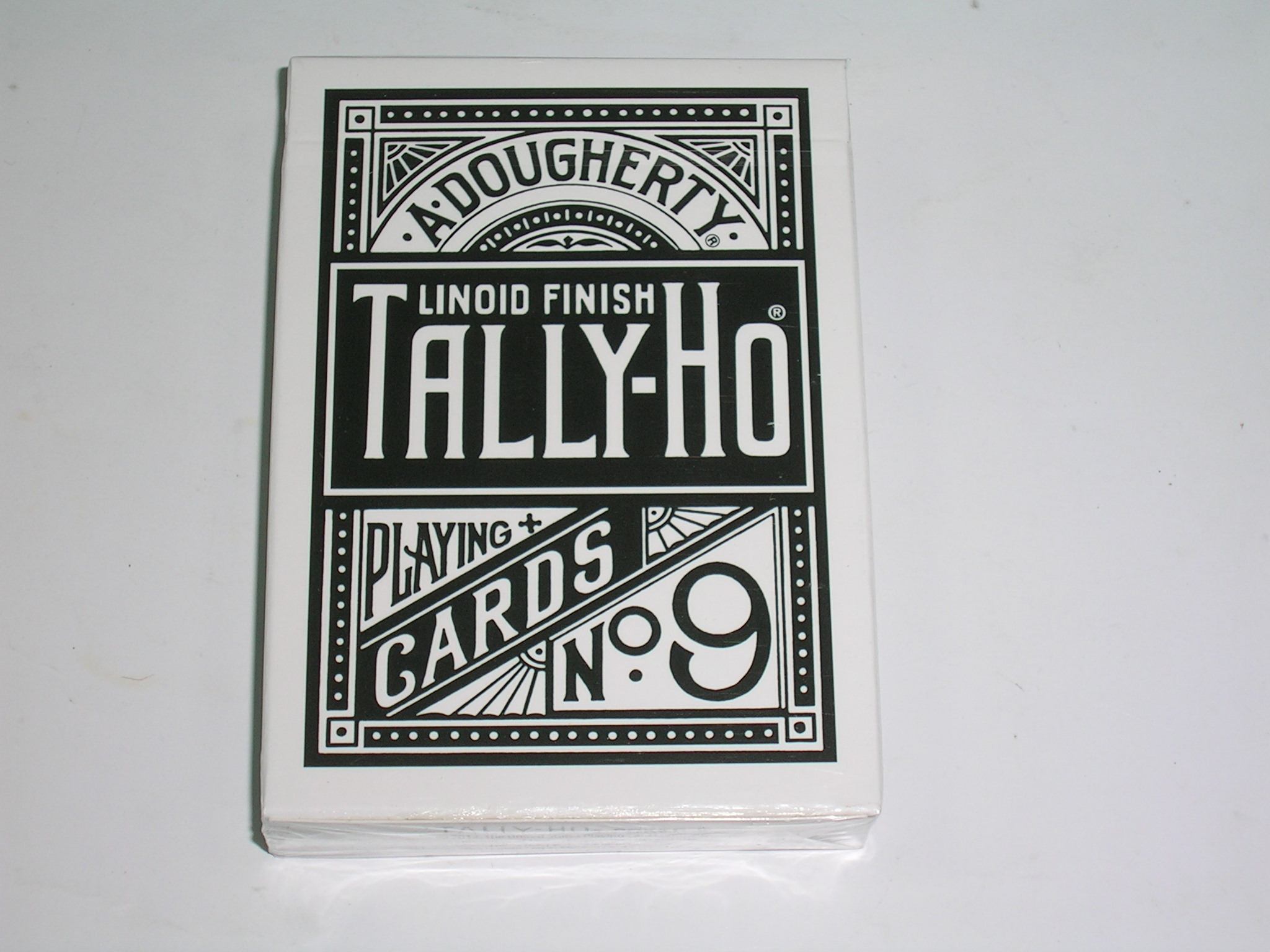 美国原装进口tallyho黑色圆背特制克牌扑克