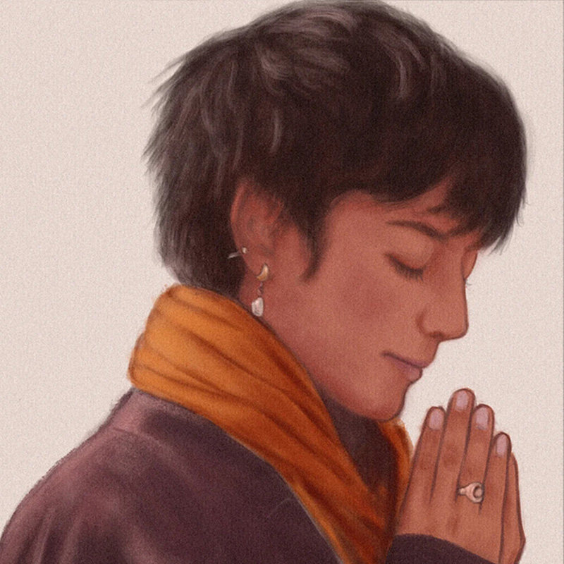 > > 抖音康巴汉子丁真同款藏族耳环男潮民族风藏式复古耳圈个性耳饰