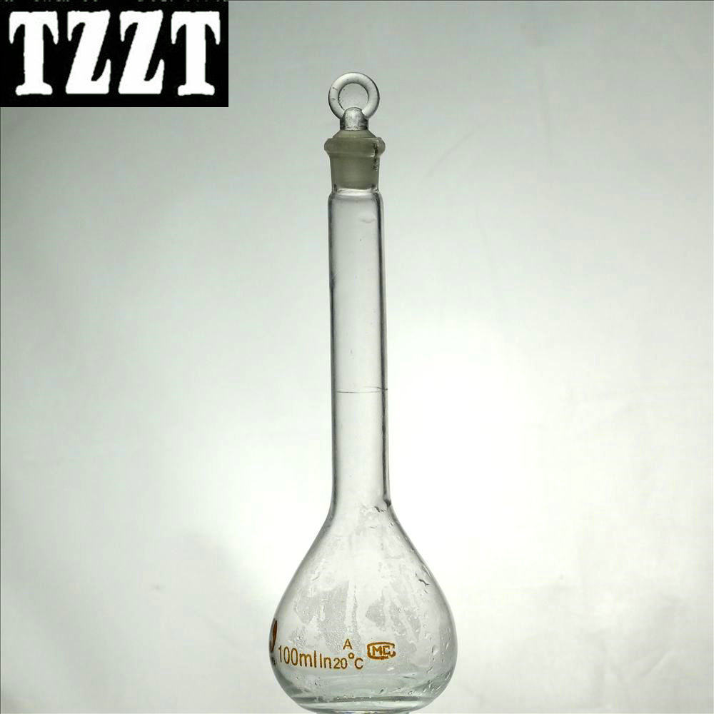 100ml透明容量瓶中学化学实验仪器实验室耗材其它