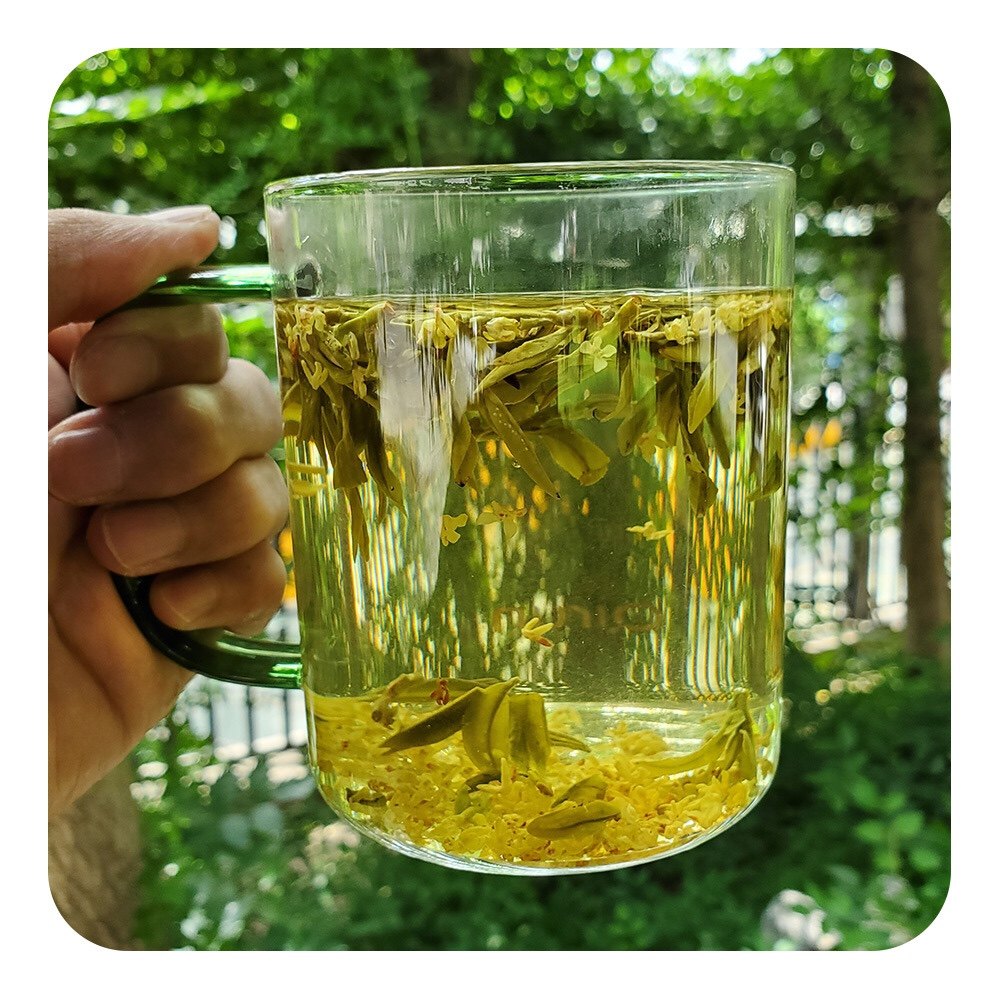 龙井杭州特产西湖明前桂花绿茶手工窨制250g西湖龙井