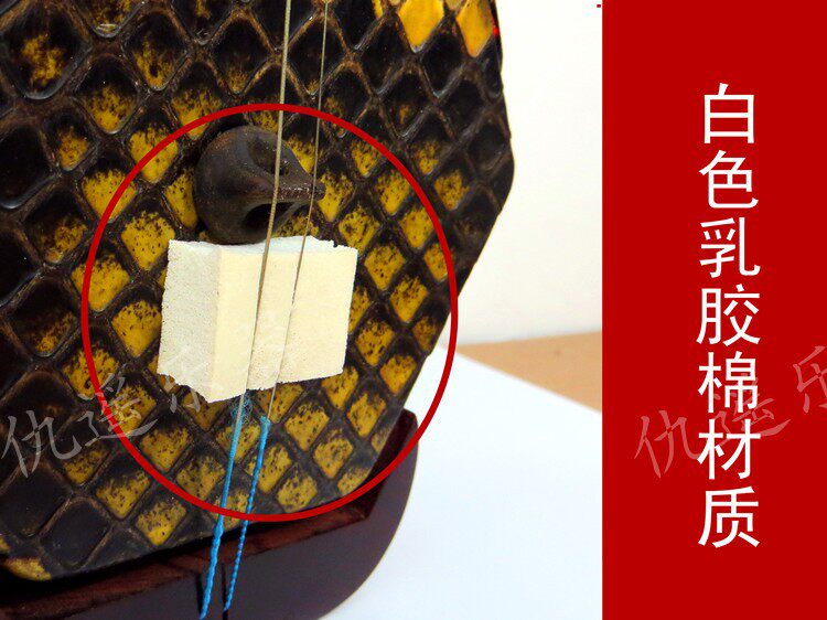 二胡滤音垫狼音垫琴码乐器配件天然乳胶海绵其它乐器配件