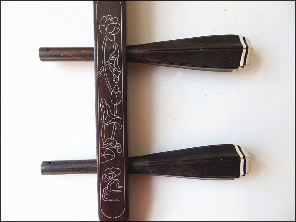 二胡六棱配件乐器花轴麻花白头轴小胡琴檀弦二胡