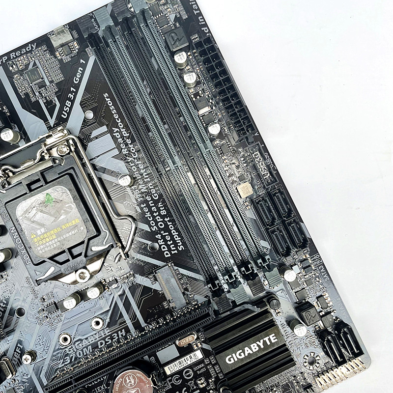 一年质保gigabyte技嘉z370m-ds3h1151小板支持8700k9700k主板
