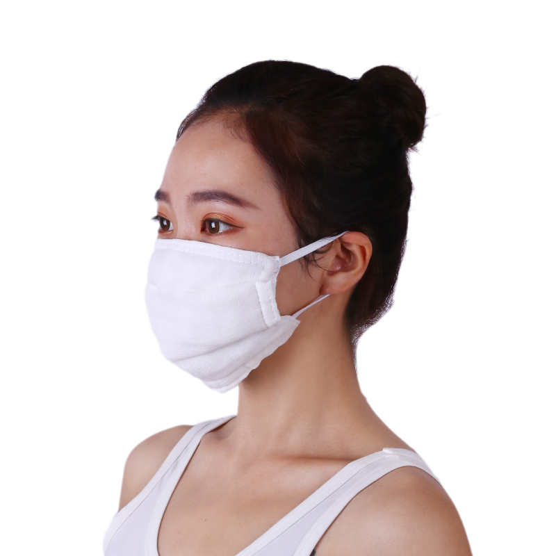 纱布口罩田园棉加厚透气清洗男女佩戴方便松紧带口罩