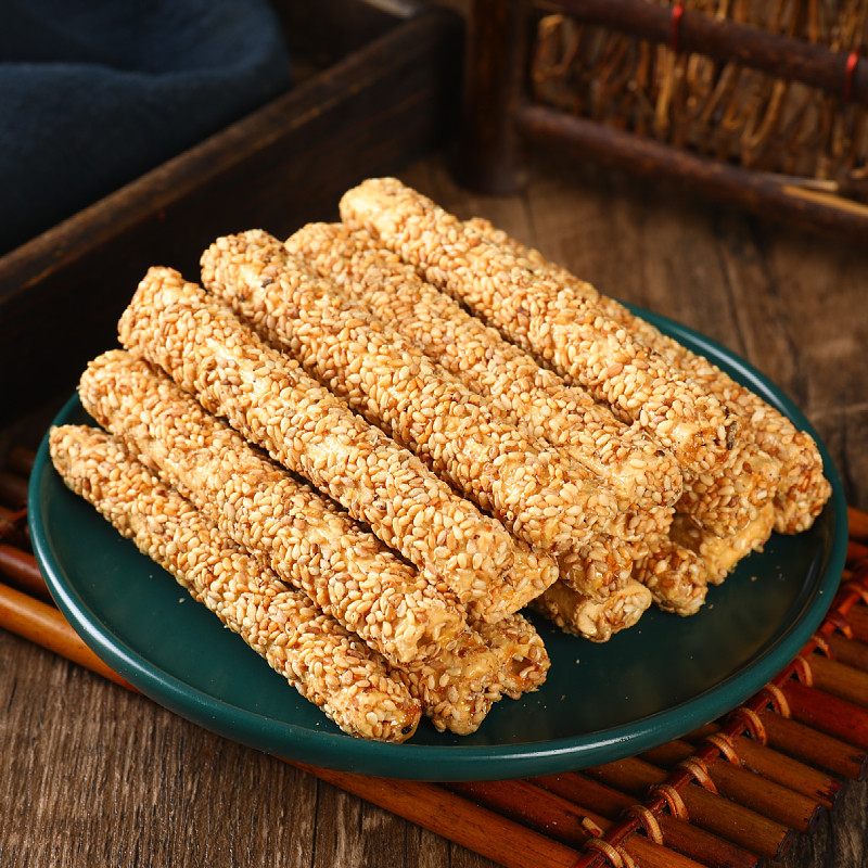 芝麻重庆特产江津芝麻官220g袋装麻糖老式麦芽糖传统糖果