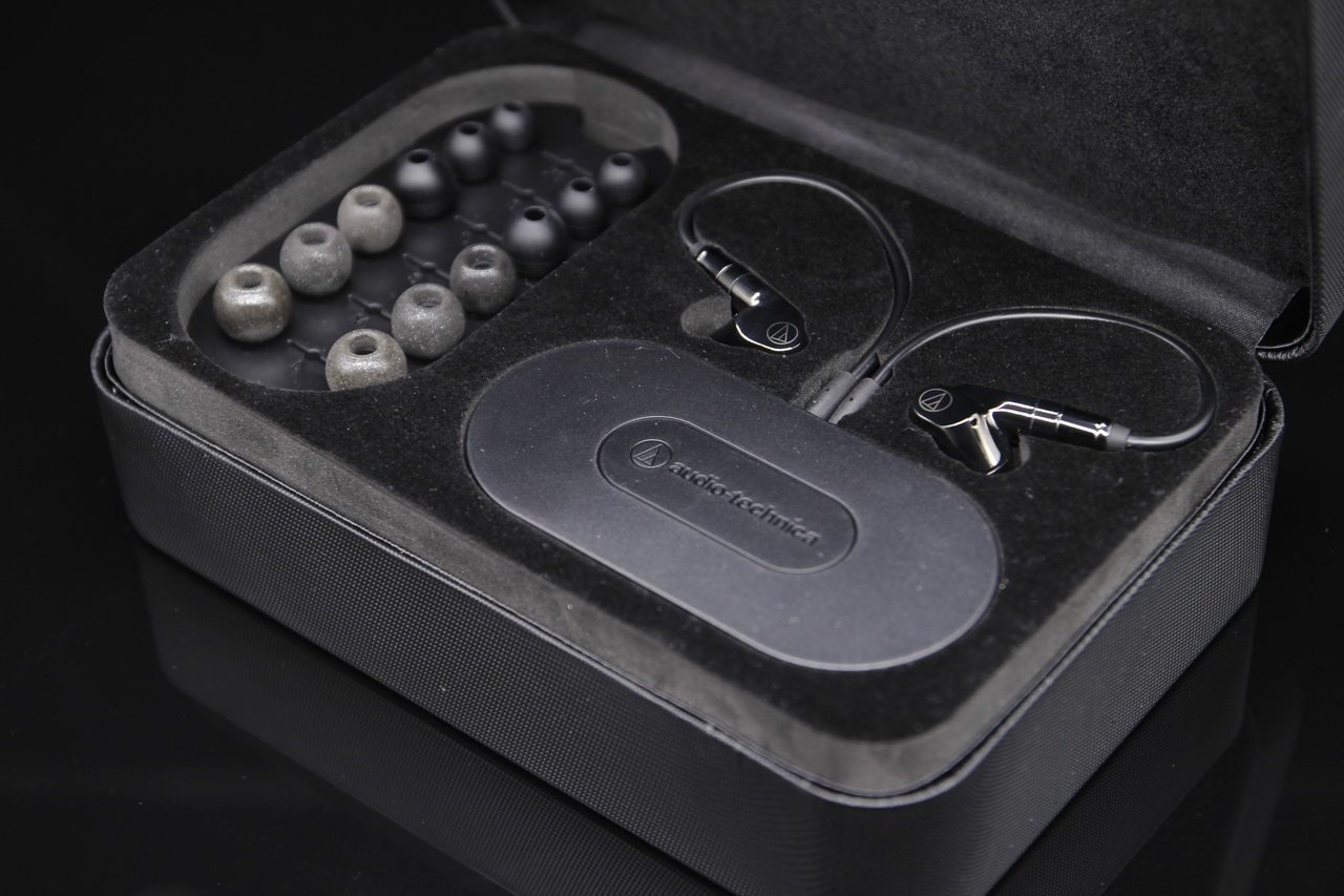 日行铁三角ath-iex1双动圈钛合金hifi入耳ie800榭兰n5005耳机