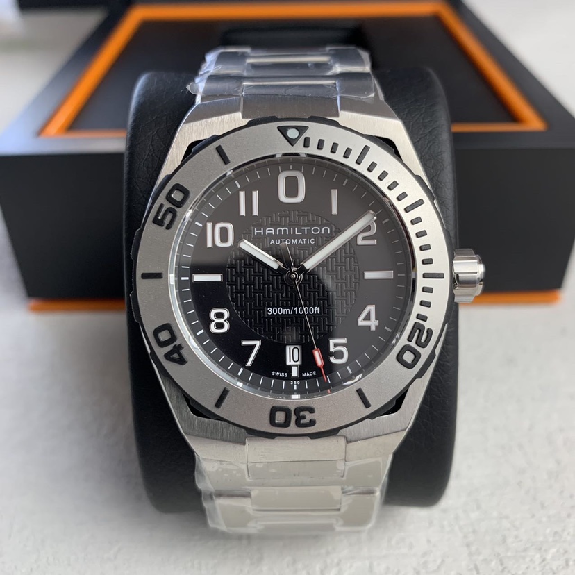 绝版汉密尔顿魔鬼鱼H78615985 H78615355 H78615135男机械潜水表