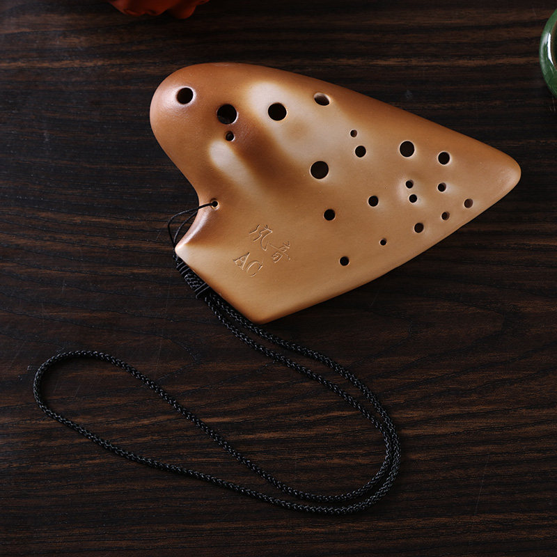 陶笛ac三管复管熏烧演奏小米手工手工制制作陶笛