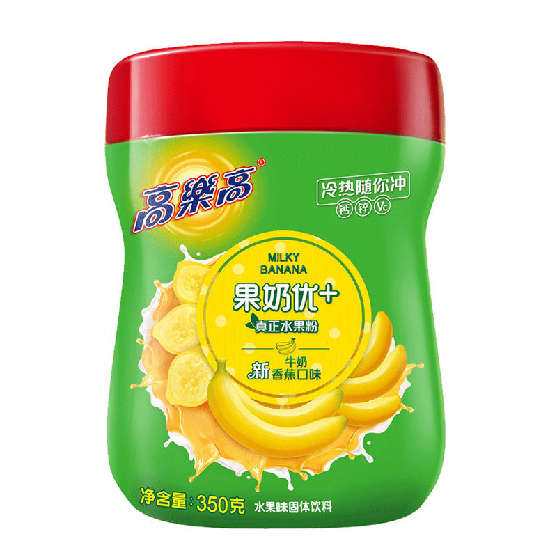 高乐高果奶 350g香蕉味果果汁粉速溶冲冲饮果汁