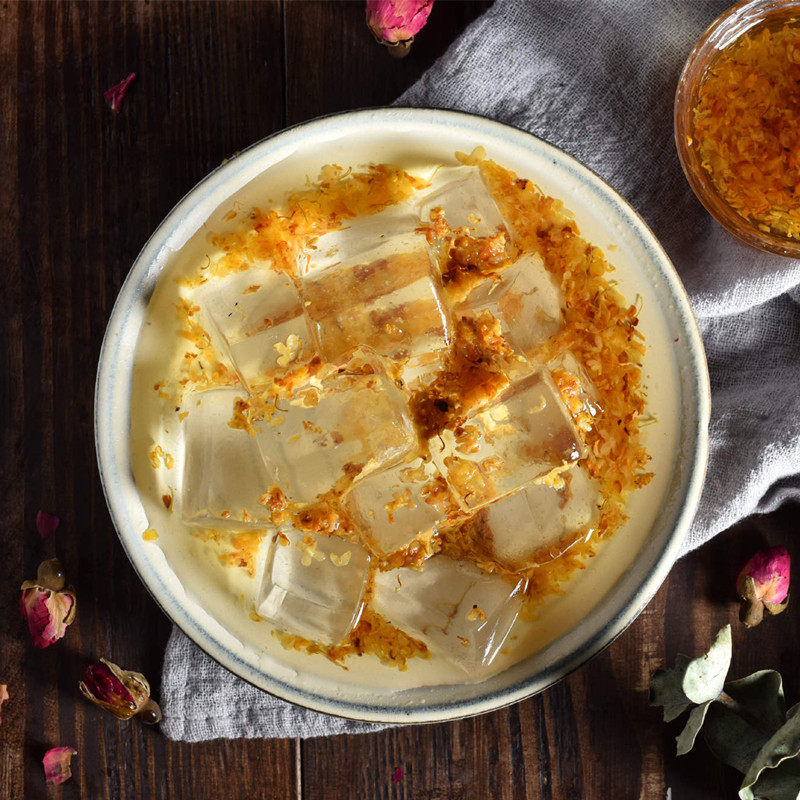 台州木莲冻白凉粉烧仙草果冻魔芋粉自制儿童diy冰凉粉专用送模具