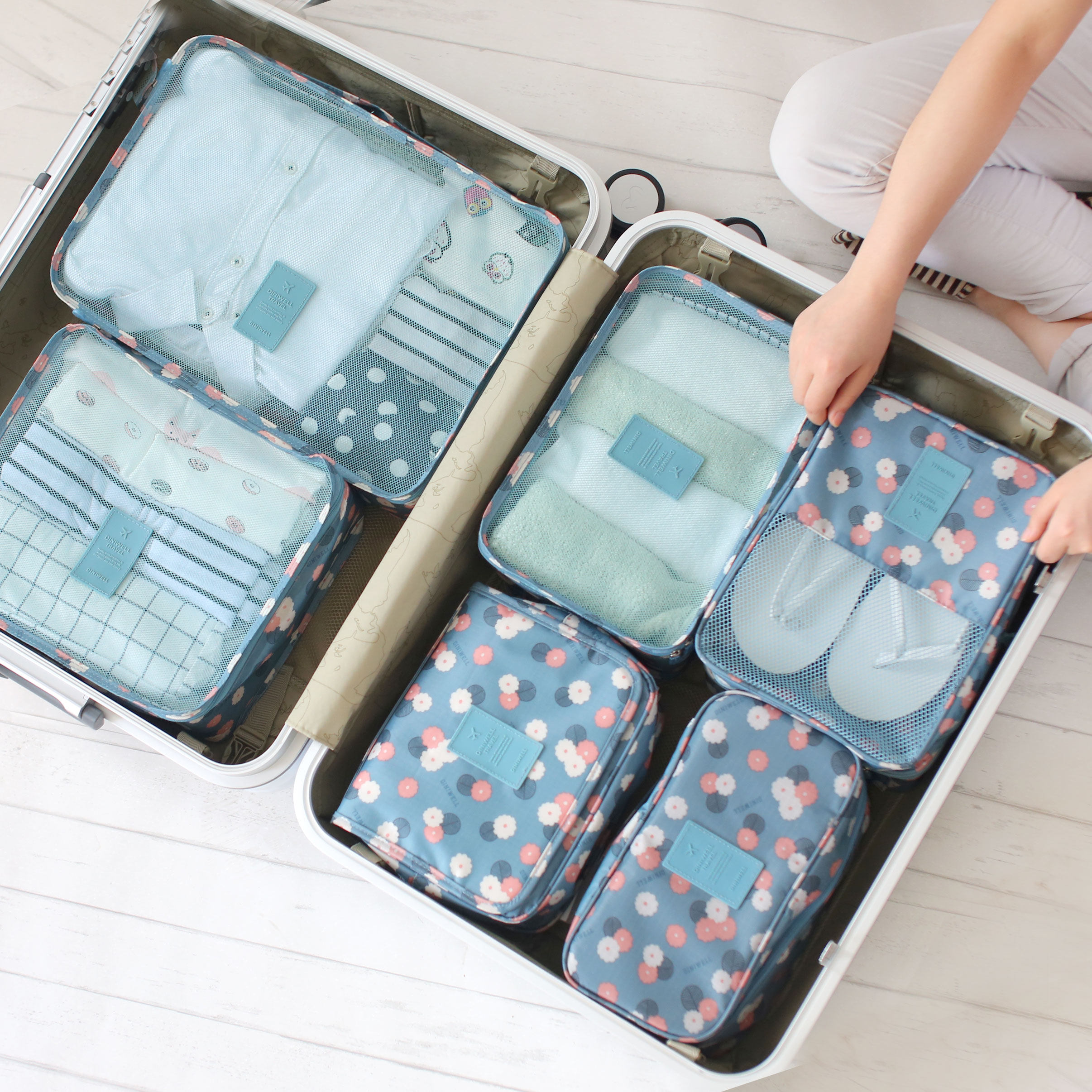 ilbu旅行收纳套装件套防水防水衣衣物收纳包旅游其他收纳袋