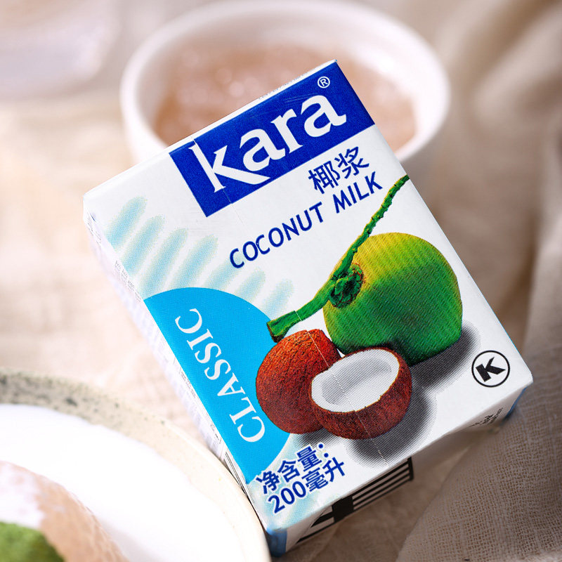 印尼进口kara佳乐椰浆椰汁椰浆烘焙甜点西米露材料原装200ml