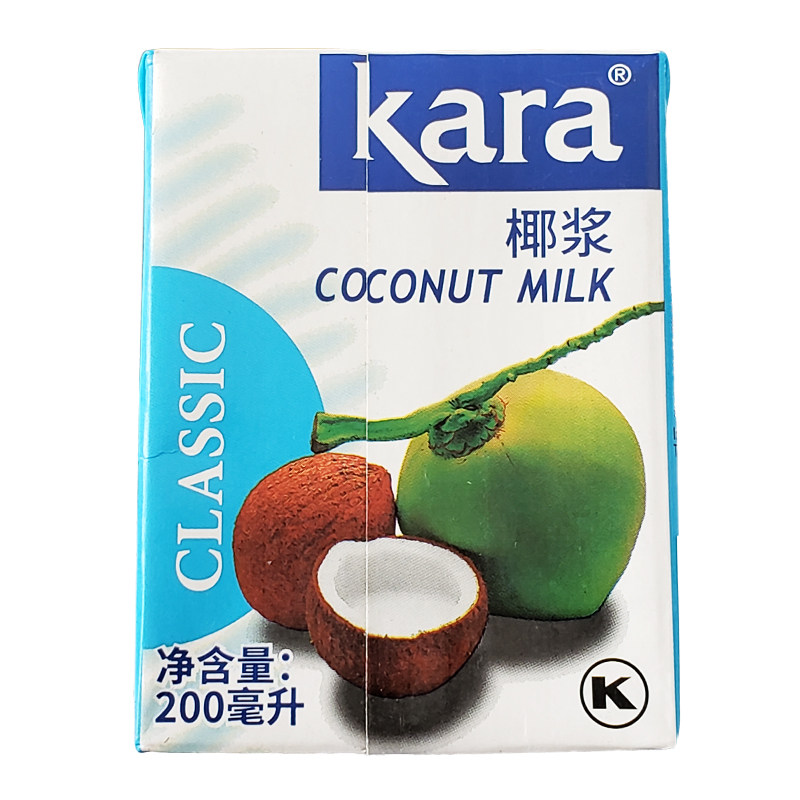 印尼进口kara佳乐椰浆椰汁椰浆烘焙甜点西米露材料原装200ml