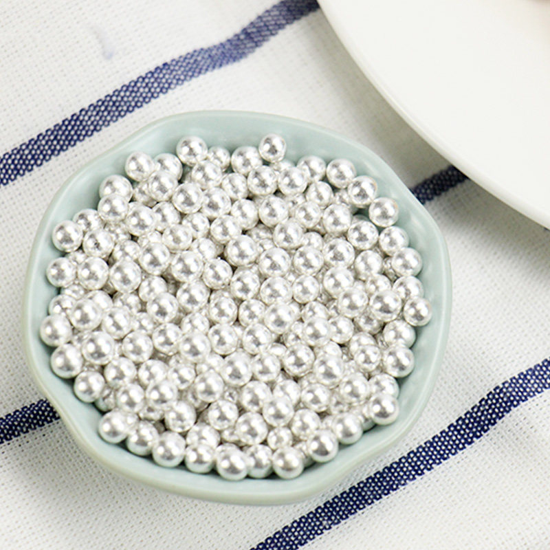 银珠彩糖大中小号银珠烘焙蛋糕装饰 纸杯蛋糕装饰金特利银珠金珠