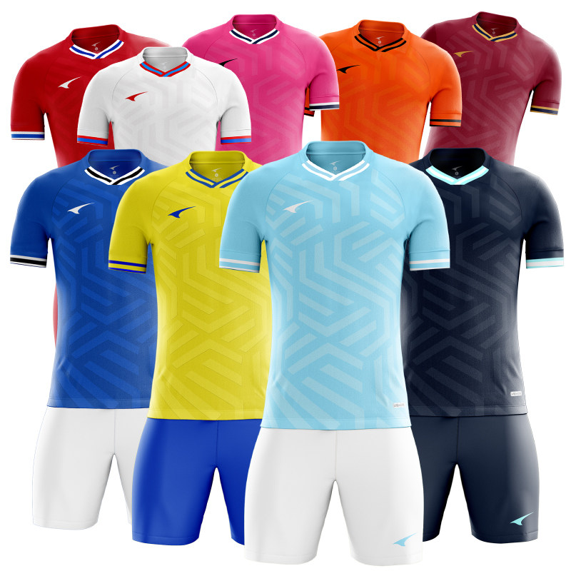 2021锐克足球套装男子足球比赛训练光板定制组队足球服