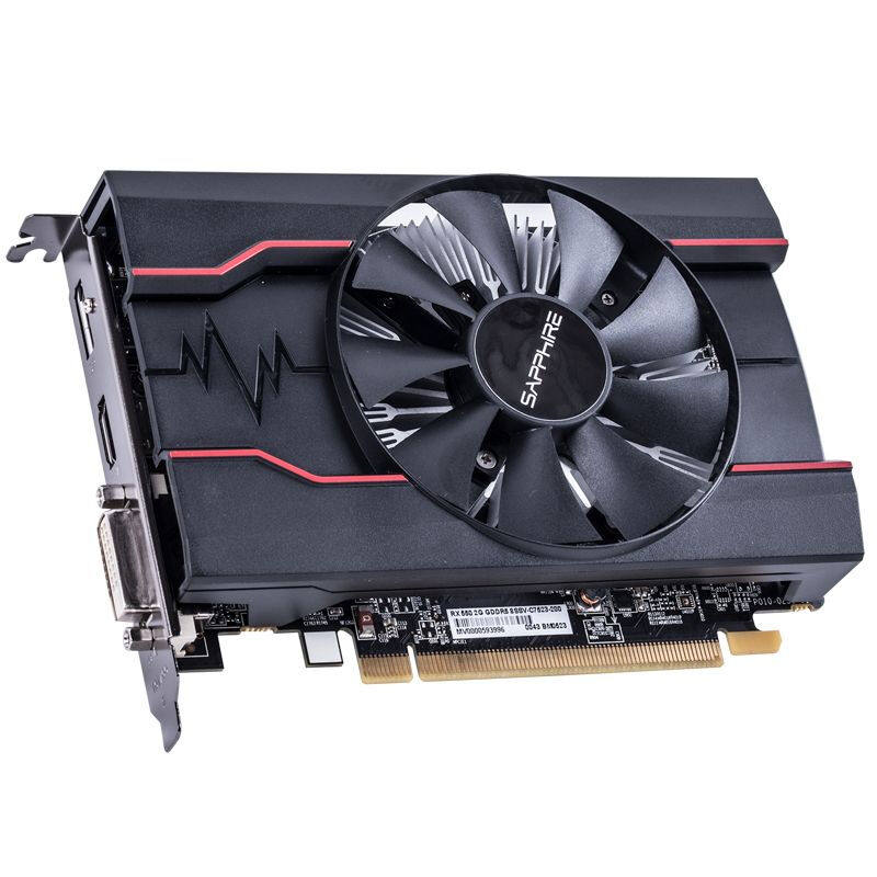 4g显卡蓝宝石rx550白金512sp128位独立lol游戏显卡