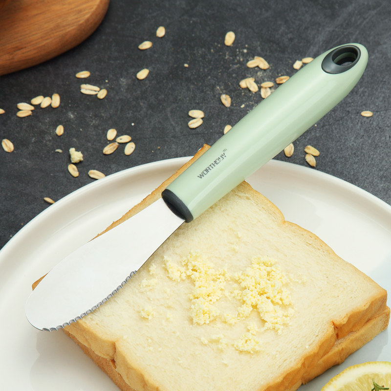 沃德百惠不锈钢黄油刀奶油牛油刀果酱涂刀沙拉酱抹刀烘焙西餐餐具