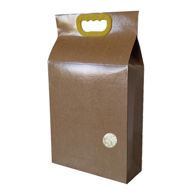 小米覆膜现货大米袋子米砖袋杂粮包装礼品袋手提袋加厚定制牛皮纸袋