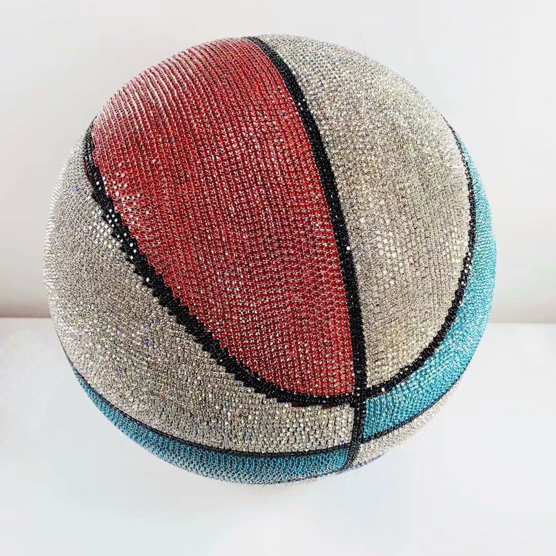 手工diy制作贴钻篮球学生室内室外水泥地工艺礼品nba比赛cba篮球