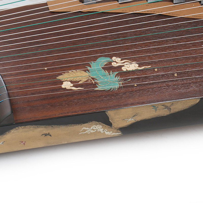 敦煌古筝9dh9698pp百鸟朝凤玫瑰檀比赛演奏琴筝上海敦煌一厂