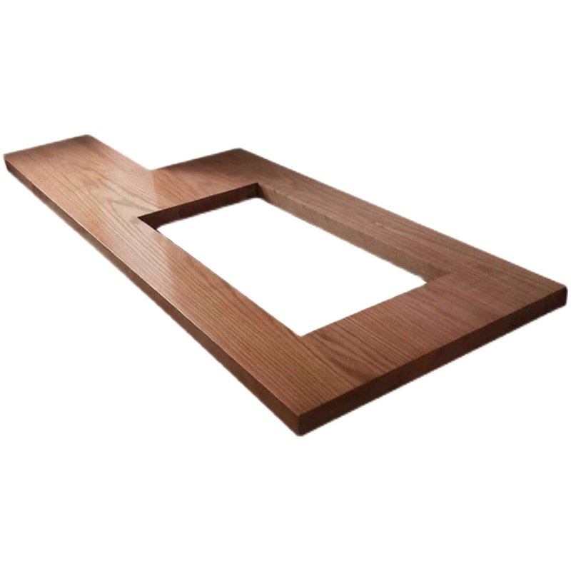 木板台板面板白蜡实木原木吧台厨房台面灶台吧台