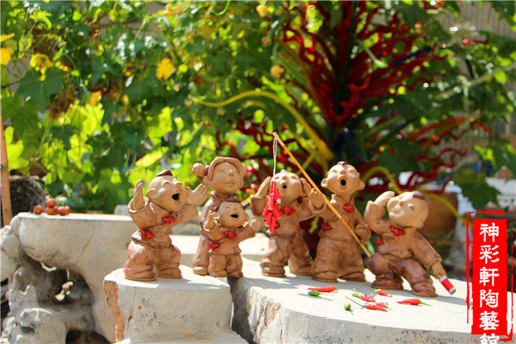 人物手工陶艺创意泥人陶土土娃娃陶瓷瓷娃陶人泥人