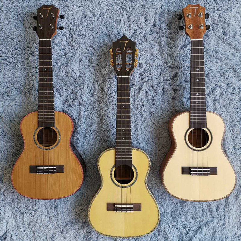 tom 23/26寸红松单板尤克里里tut790男女初学入门四弦吉他tuc690