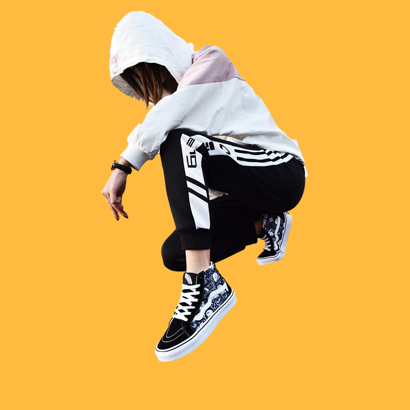 万斯2020店官旗舰爆款百搭新款子女鞋男鞋子帆布鞋