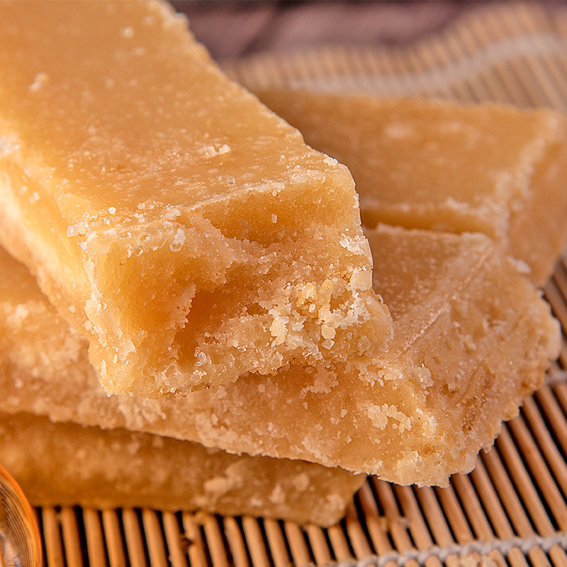 广西冰片糖冰糖黄片糖甘蔗做酵素甜品清甜冰粉18斤分两个包裹包邮