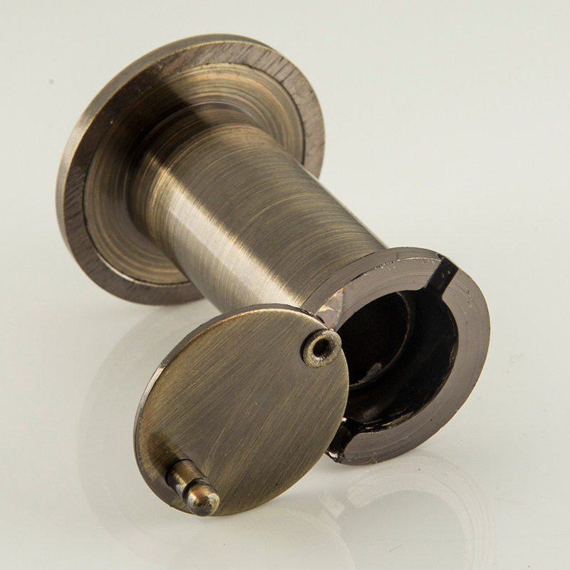 固特五金适合厚度3555mm锌合金拉丝防盗门猫眼门镜门镜