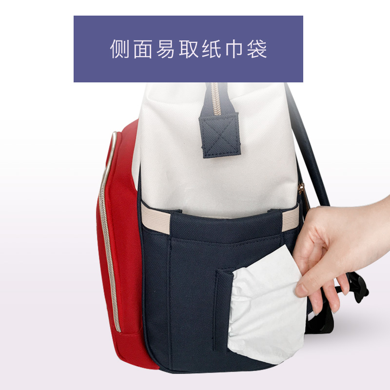 兰多妈妈包母婴包女2019新款时尚多功能大容量双肩婴儿外出妈咪包 - 图1
