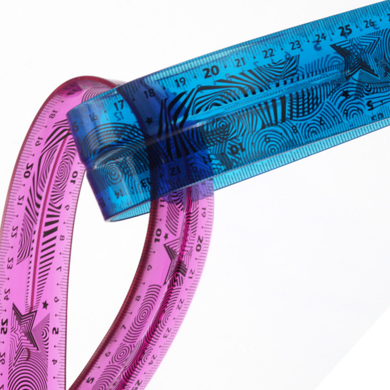 马培德弯曲直尺法国maped曲尺超软软尺无限量卷曲各类尺