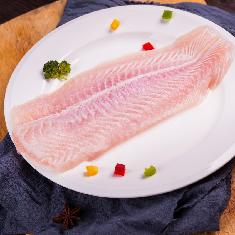 我爱爱渔冷冻新鲜巴沙鱼片450g沙鱼柳整条无骨巴沙鱼