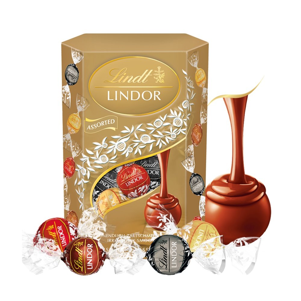 意大利进口lindt瑞士莲lindor软心精选巧克力500g盒装礼品礼物