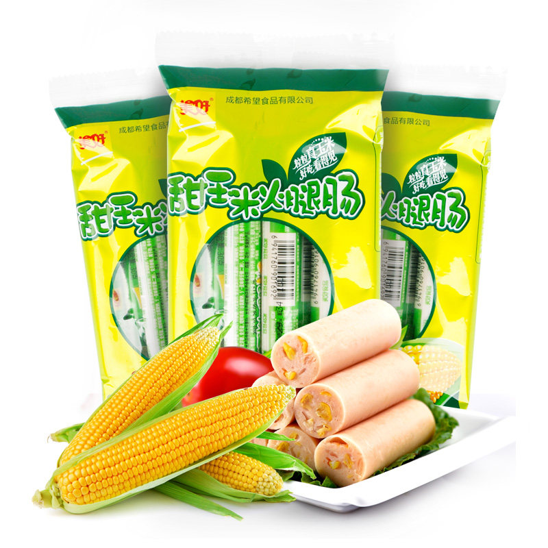 美好火腿肠香甜玉米30g3袋泡面搭档包装即食肠类