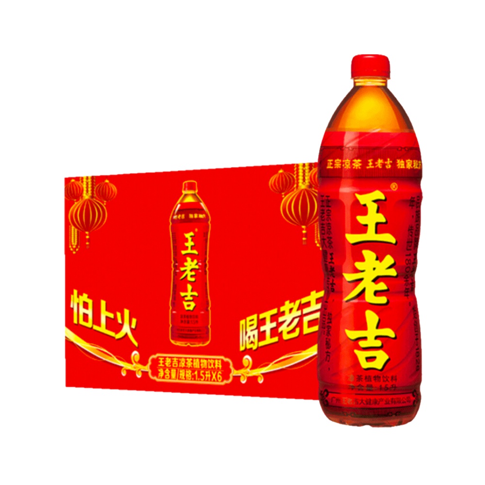 【王老吉】凉茶植物饮料1.5l*6瓶_热品库_性价比 省钱购