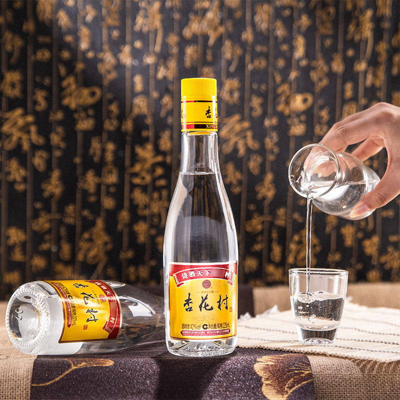88vip:汾酒 杏花村 金标 42%vol 清香型白酒 225ml 单瓶装  *4件 59.