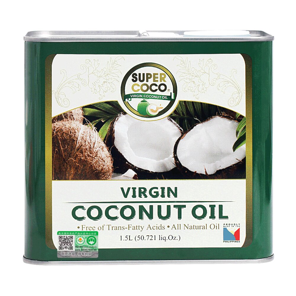 菲律宾进口 椰来香天然初榨冷压榨椰子油coconut oil1500ml食用油