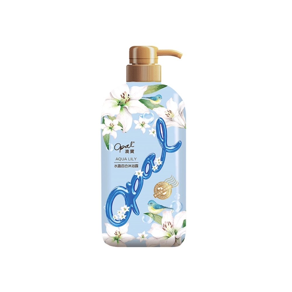 澳宝水盈百合香水沐浴露500ml清爽保湿补水留香男沐浴露