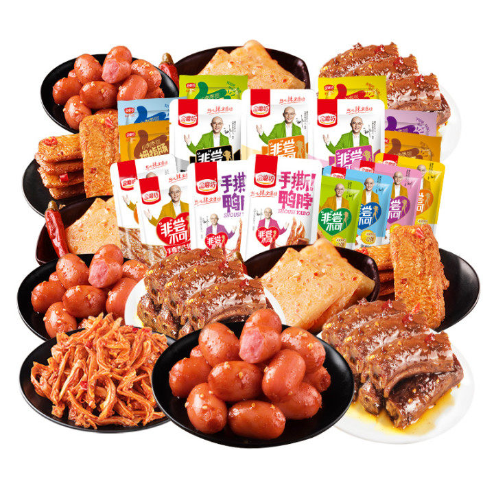 天猫超市 金磨坊 肉类零食礼包 348克 30包*4件