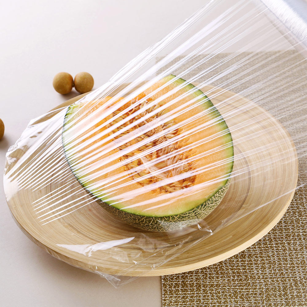 保鲜洁成一次性pe食品家用厨房经济25cm60m保鲜膜