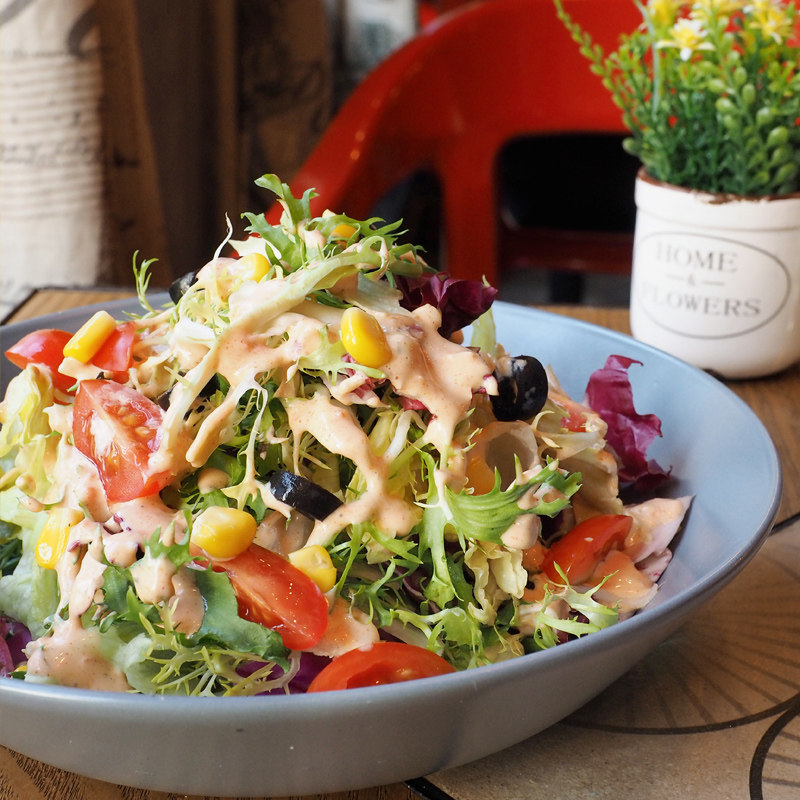 一品品味沙拉228g焙煎芝麻口味蔬菜日式拌菜沙拉