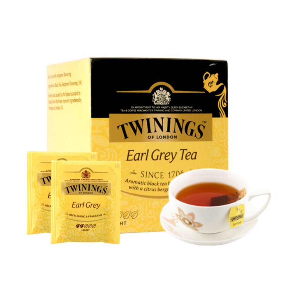 twinings川宁欧洲进口豪门伯爵红茶2g10片口感浓郁独立包装袋泡