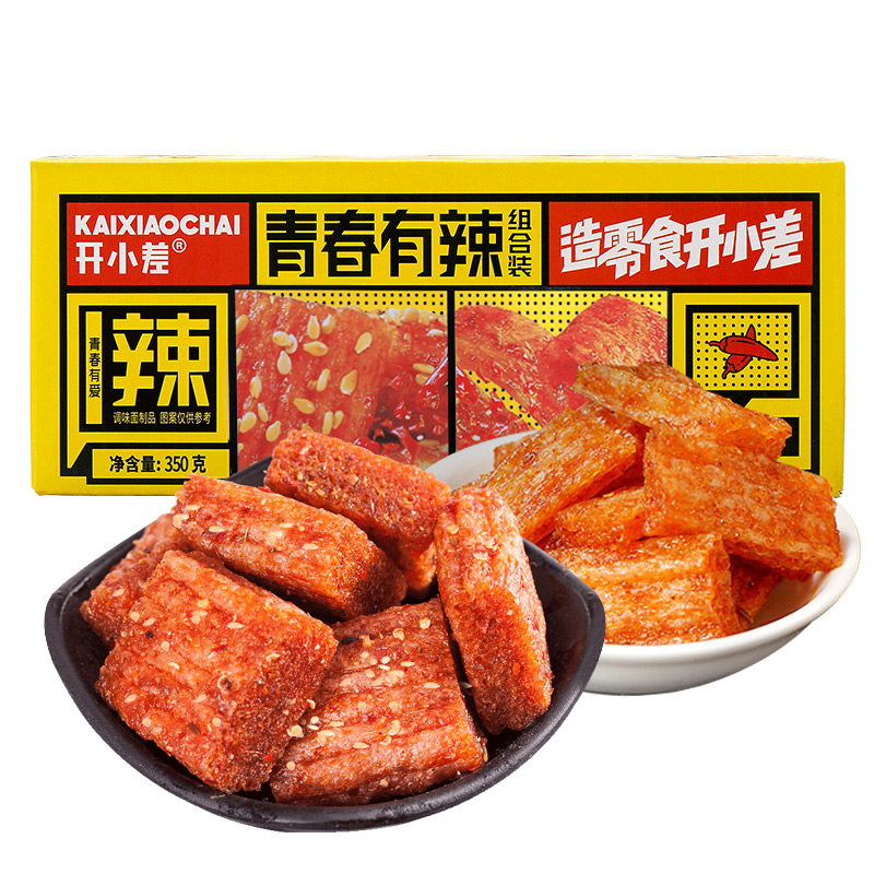 【包邮】开小差香辣辣条双口味12包