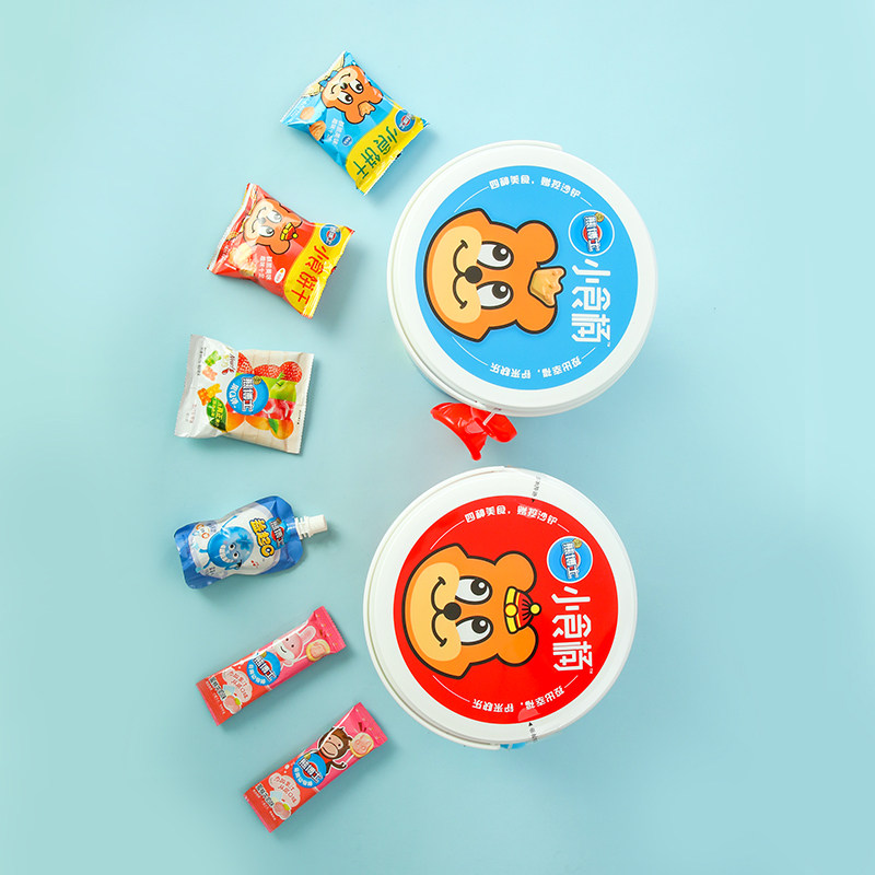 徐福记熊博士混合合口味小食年货402g儿童零食饼干传统糖果