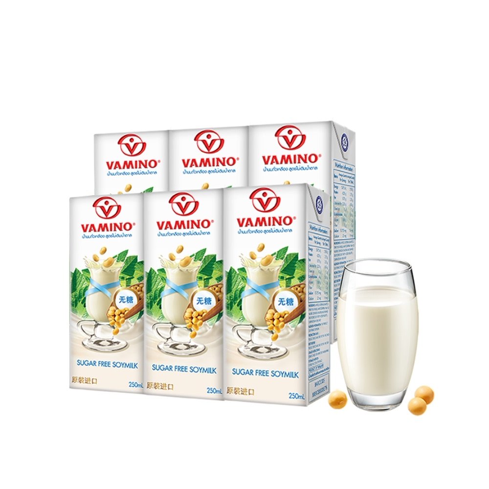 泰国哇米诺vamino无糖豆奶250ml6盒