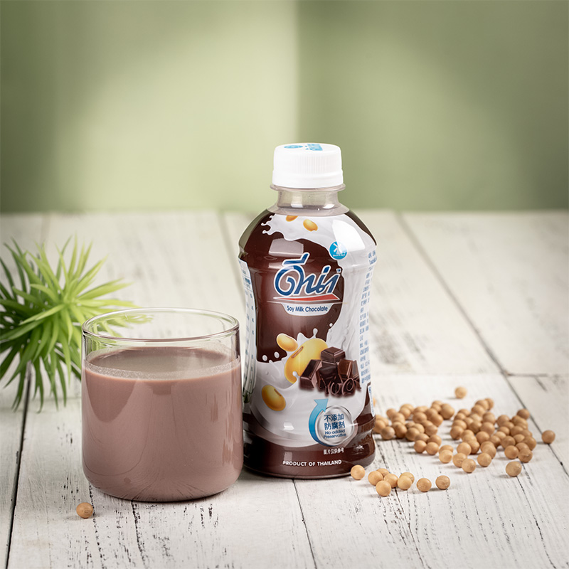 达美迪娜巧克力味豆奶250ml*6瓶非转基因大豆无添加低脂早餐豆奶,- 好