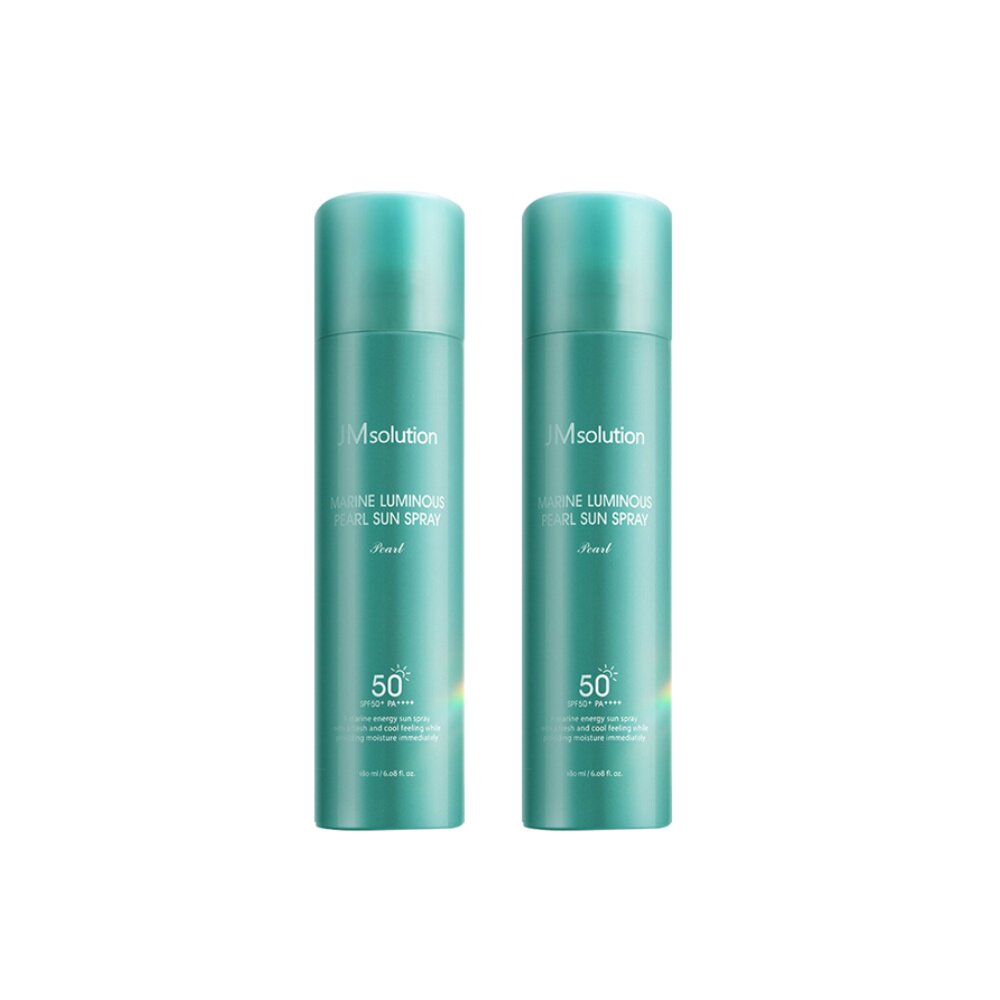 88vip:jm韩国肌司研沁透防晒喷雾spf50 户外全身美白防晒180mlx2瓶
